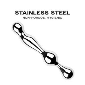 Oscar and Dildo - Stainless Steel Stroker - FRISKY BUSINESS SG