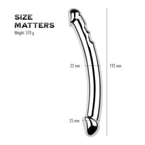 Oscar and Dildo - Stainless Steel Stroker - FRISKY BUSINESS SG