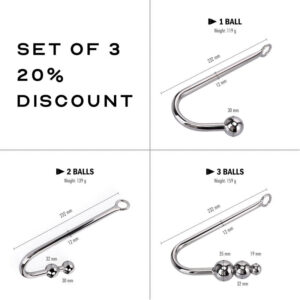 Parson – Stainless Steel Anal Plug Hook - FRISKY BUSINESS SG