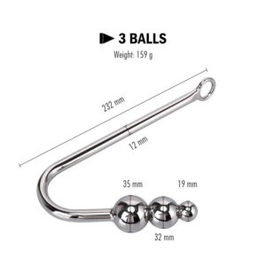 Parson – Stainless Steel Anal Plug Hook - FRISKY BUSINESS SG