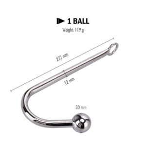 Parson – Stainless Steel Anal Plug Hook - FRISKY BUSINESS SG