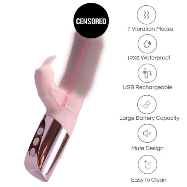 Pink Rabbit Dual Vibrator - FRISKY BUSINESS SG