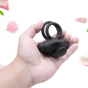 Playful Tongue - Vibrating Double Penis Ring - FRISKY BUSINESS SG