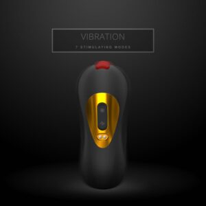 Pleasure Wheel - Vibrating Masturbator with Spinning Tongue - FRISKY BUSINESS SG
