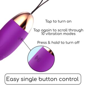 Purple - Egg Vibrator - FRISKY BUSINESS SG