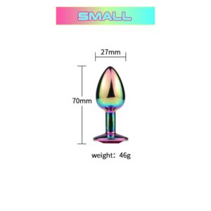 Rainbow Anal Plug - FRISKY BUSINESS SG