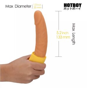 Realistic Banana Vibrator - FRISKY BUSINESS SG