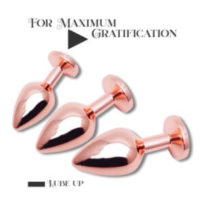 Rose Gold Anal Plug - FRISKY BUSINESS SG