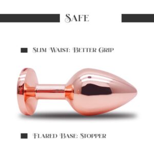 Rose Gold Anal Plug - FRISKY BUSINESS SG