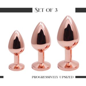 Rose Gold Anal Plug - FRISKY BUSINESS SG