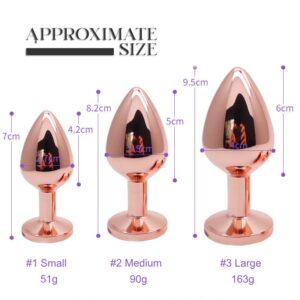 Rose Gold Anal Plug - FRISKY BUSINESS SG