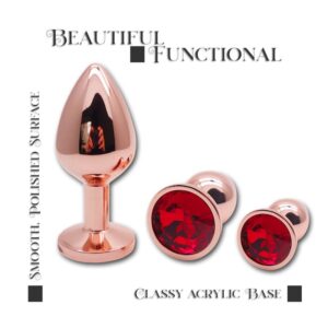 Rose Gold Anal Plug - FRISKY BUSINESS SG