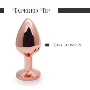 Rose Gold Anal Plug - FRISKY BUSINESS SG