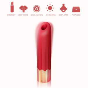 Sheila - Dual Action Clitoral Sucking Massager/Vibrator - FRISKY BUSINESS SG