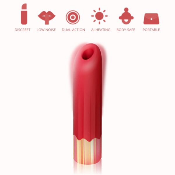 Sheila - Dual Action Clitoral Sucking Massager/Vibrator - FRISKY BUSINESS SG