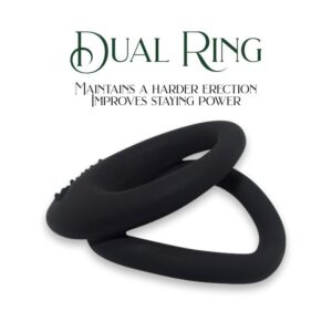 Silicone - Dual Penis Ring - FRISKY BUSINESS SG