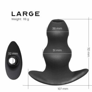 Silicone Hollow Anal Plug, Vaginal Peep/Anal Dilator/Douches/Enema - FRISKY BUSINESS SG