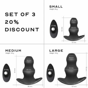 Silicone Hollow Anal Plug, Vaginal Peep/Anal Dilator/Douches/Enema - FRISKY BUSINESS SG