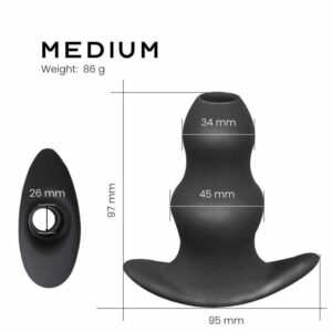 Silicone Hollow Anal Plug, Vaginal Peep/Anal Dilator/Douches/Enema - FRISKY BUSINESS SG