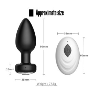 Silicone - Vibrating Anal Plug - FRISKY BUSINESS SG