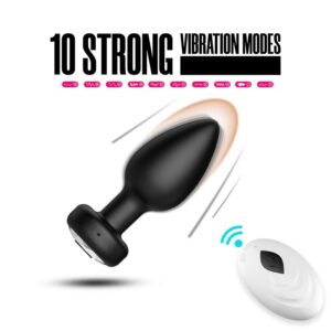 Silicone - Vibrating Anal Plug - FRISKY BUSINESS SG