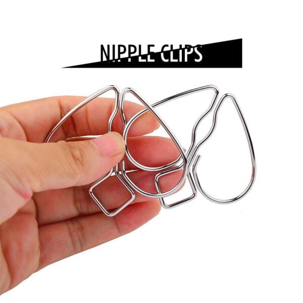 Silver Bite - Stainless Steel Nipple Clips - FRISKY BUSINESS SG