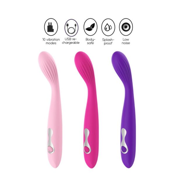 Single Vibrator - Soft Flexible Neck - FRISKY BUSINESS SG