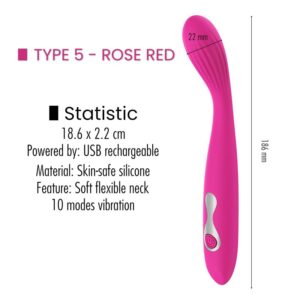 Single Vibrator - Soft Flexible Neck - FRISKY BUSINESS SG