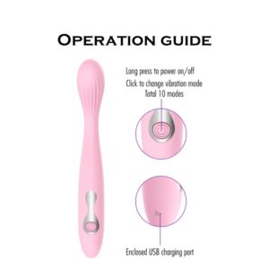 Single Vibrator - Soft Flexible Neck - FRISKY BUSINESS SG