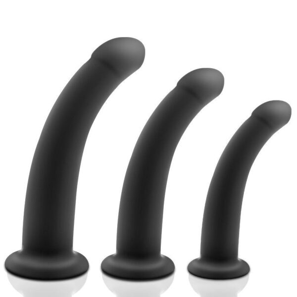 Smooth Black Dildo - FRISKY BUSINESS SG