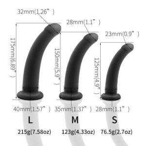 Smooth Black Dildo - FRISKY BUSINESS SG