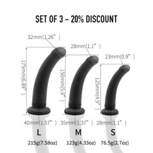 Smooth Black Dildo - FRISKY BUSINESS SG