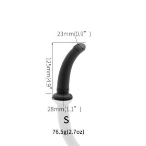 Smooth Black Dildo - FRISKY BUSINESS SG