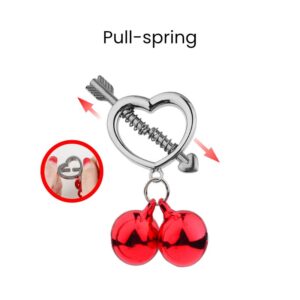 Sping Nipple Clamps, Adult Unisex BDSM Sex Toys - FRISKY BUSINESS SG
