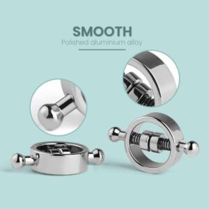 Spring/Screw Nipple Clamps - Stainless Steel - FRISKY BUSINESS SG