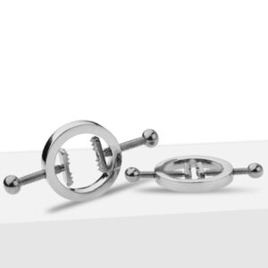 Spring/Screw Nipple Clamps - Stainless Steel - FRISKY BUSINESS SG