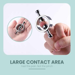 Spring/Screw Nipple Clamps - Stainless Steel - FRISKY BUSINESS SG