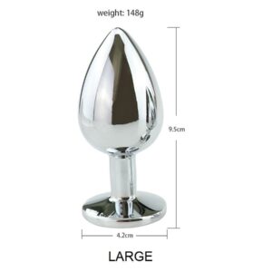 Stainless Steel Anal Plug - FRISKY BUSINESS SG