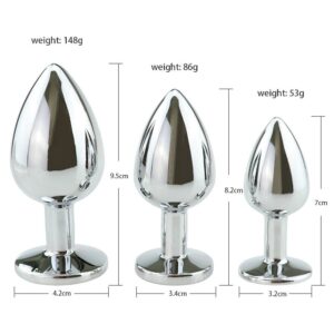 Stainless Steel Anal Plug - FRISKY BUSINESS SG