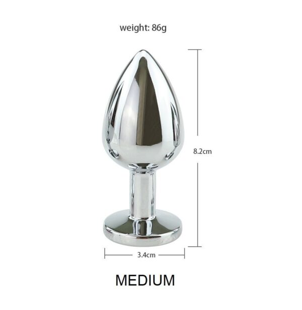 Stainless Steel Anal Plug - FRISKY BUSINESS SG