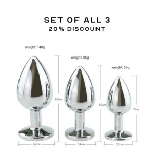 Stainless Steel Anal Plug - FRISKY BUSINESS SG