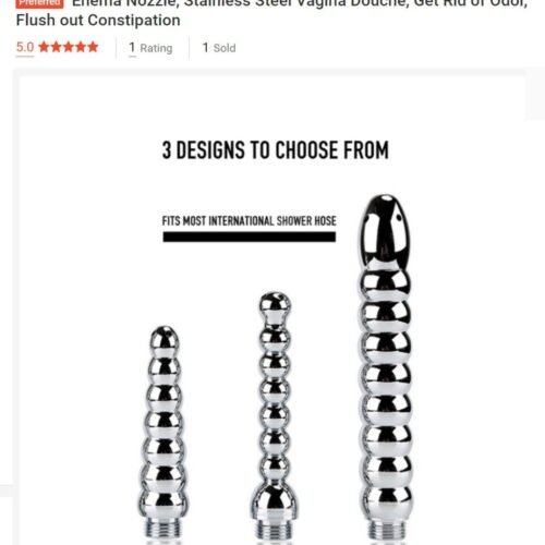 Stainless Steel Enema Nozzle - FRISKY BUSINESS SG