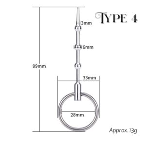 Stainless Steel Urethra Sounding - FRISKY BUSINESS SG