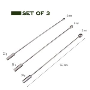 Stainless Steel Urethral Sounding Rod - FRISKY BUSINESS SG