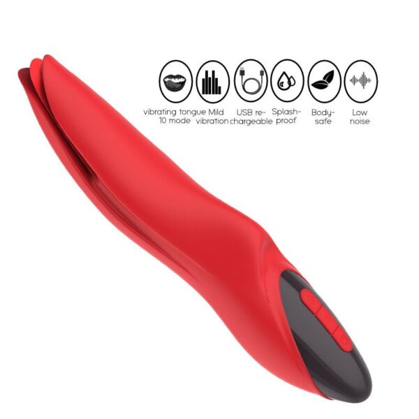 Suave Lover Tongue Vibrator - FRISKY BUSINESS SG