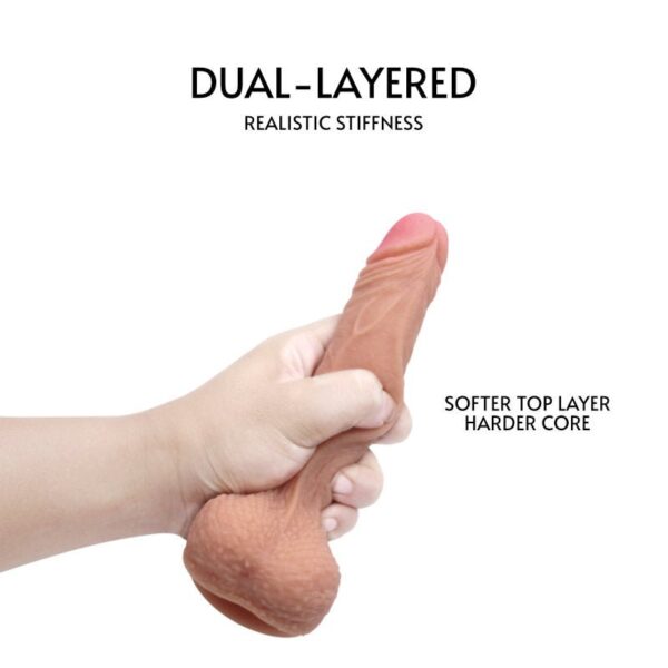 Super Realistic Silicone Dildo - FRISKY BUSINESS SG