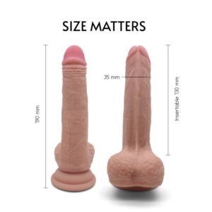 Super Realistic Silicone Dildo - FRISKY BUSINESS SG