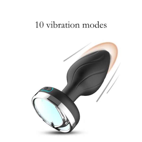 Sync Glow Vibrance LED Light Base Butt Plug - FRISKY BUSINESS SG