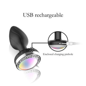 Sync Glow Vibrance LED Light Base Butt Plug - FRISKY BUSINESS SG