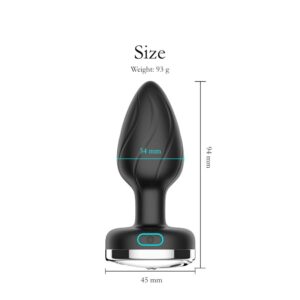 Sync Glow Vibrance LED Light Base Butt Plug - FRISKY BUSINESS SG